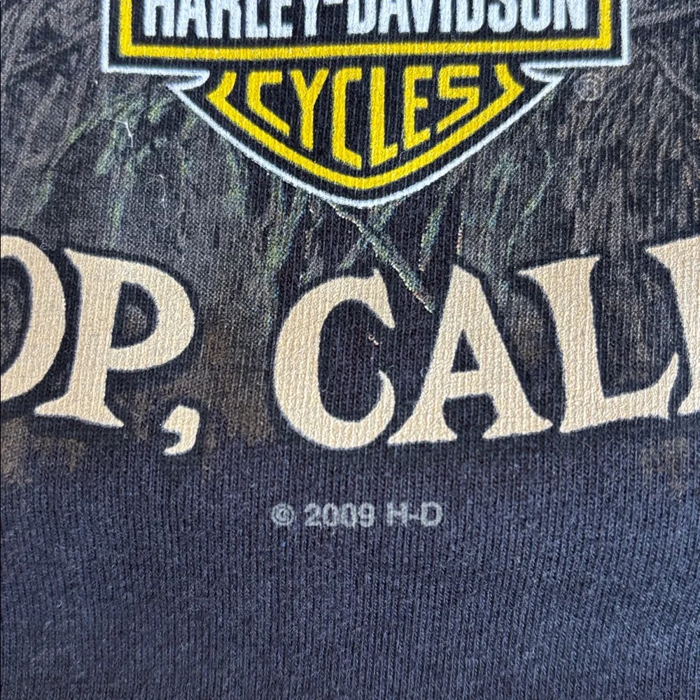 Harley-Davidson Life Begins Get One Eagle Nest USA Motorcycle Black Mens Large - Picture 6 of 15
